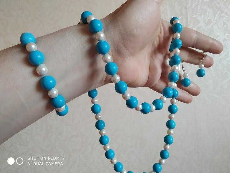 Шикарный набор бирюза