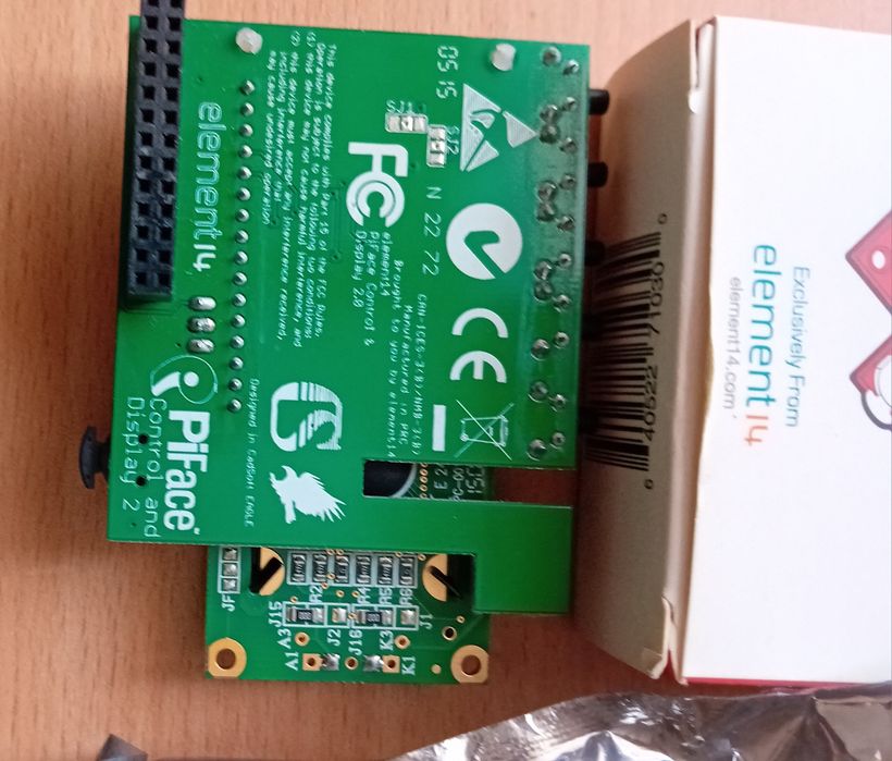 Raspberry PIFace control and display