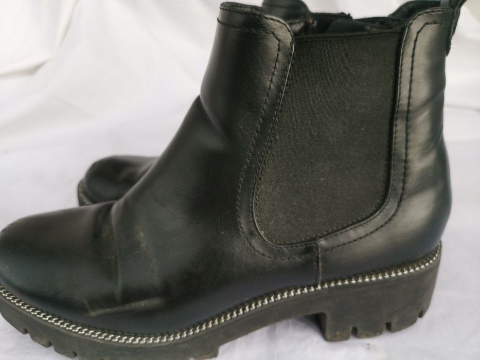 Damskie buty sztyblety , czarne