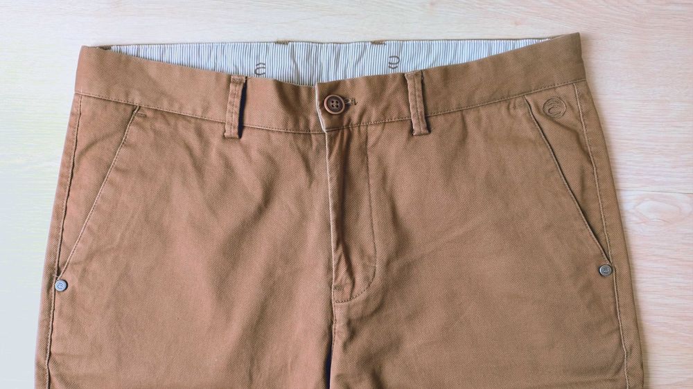 Spodnie chino Lancerto Dennis – nowe, beżowe