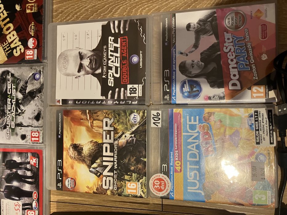 PS3, Move, GTA5, Assasin itp