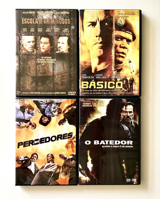 Conjunto 4 DVDs / Como novos
