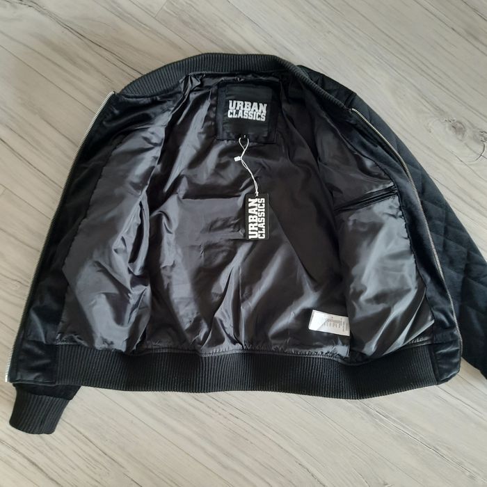 Kurtka bomberka, przejściowa z weluru, Urban Classics, nowa,r.S