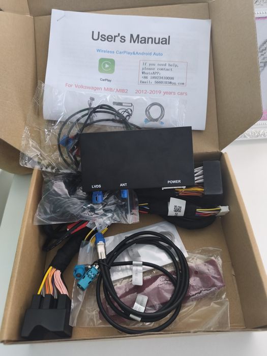 Carplay box для Volkswagen Skoda seat mib mib2