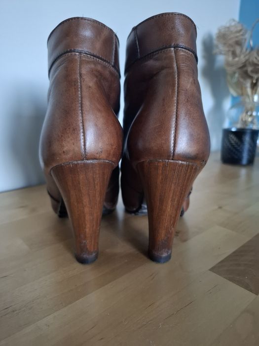 Skórzane buty Ryłko roz 37.