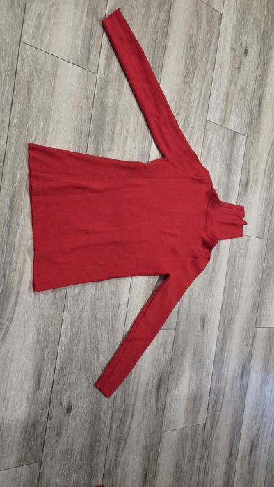Nowy golf  sweter damski czerwony