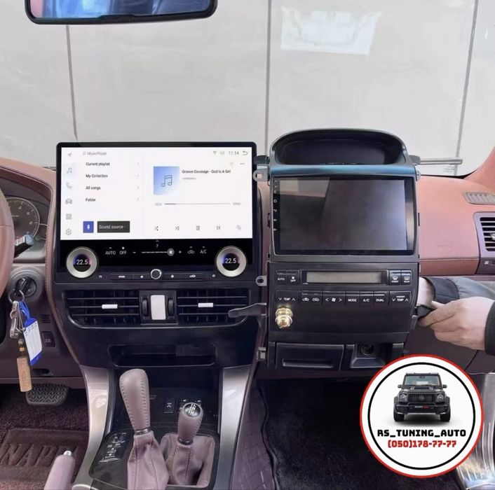 Магнітола для Toyota Land Cruiser 100, 200, Prado 120, 150, Lexus GX470