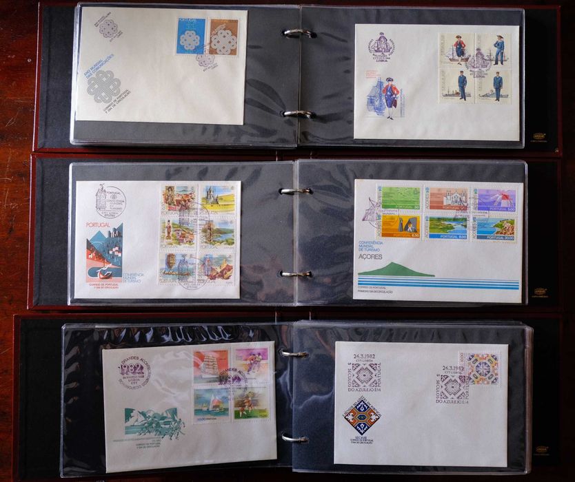 Colecção de Selos, Postais e Sobrescritos CTT.  1980-2004