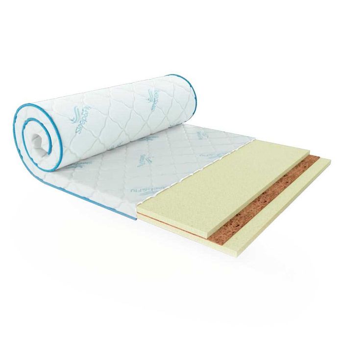 Матрац топер НОВИЙ. Ортопедичний, FLEX KOKOS Sleep&Fly + подарунок