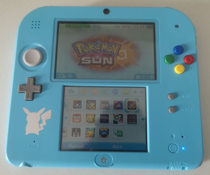 Pack Colecionador! 2DS Edição Pokémon – Mew Origin Mark e Apps Raras