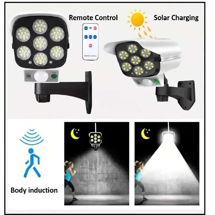 Lampa Zewnętrzna LED z panelem słonecznym solarna Oświetlenie ogrodu