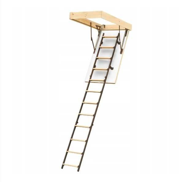 Schody Strychowe Stallux 120x70 32mm 1,2W/m2 H265 cm WYPRZEDAŻ