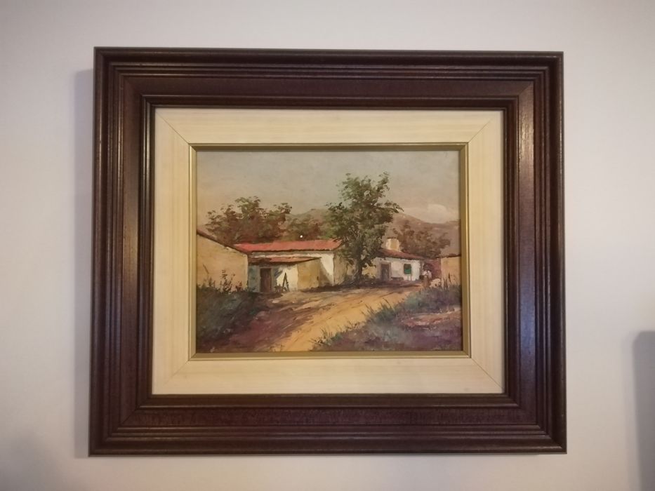 3 Quadros Originais. Óleo s/Platex. MANUEL FERREIRA. Assinados e dat