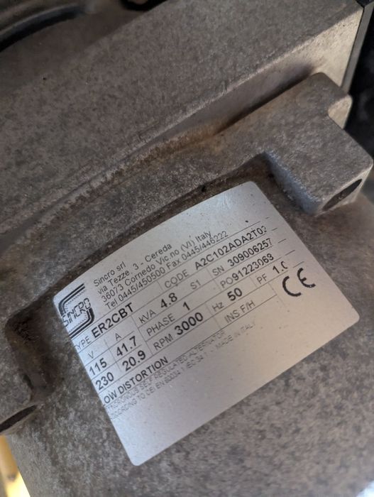 Gerador Arranque Manual 9HP 4.8KVA Benza E5000