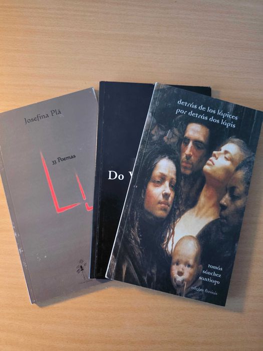 3 livros de poesia das Edições Fluviais