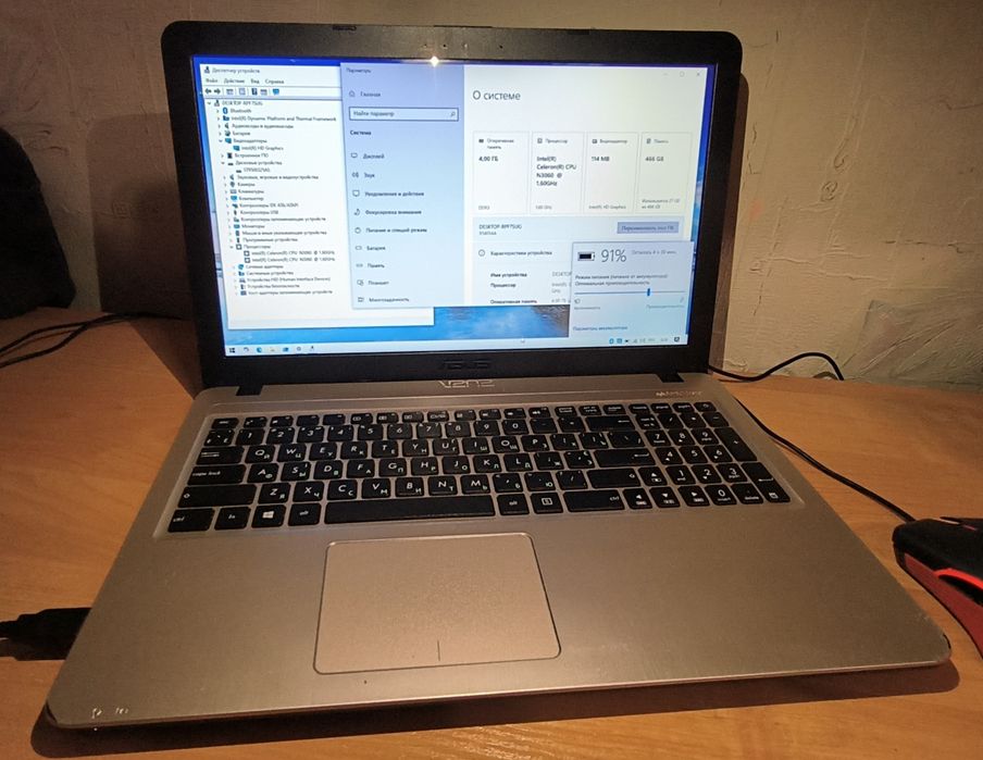 Ноутбук Asus 2ядра,hdd500,акб3ч