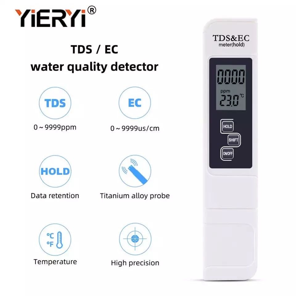 EC & TDS метр, кондуктометр солиметр, анализатор качества воды.+ кейс ...