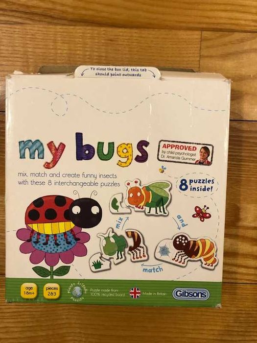 Puzzle „Moje owady” Gibsons