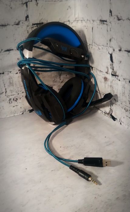 Навушники ігрові комп'ютерні Kotion Each2000 з мікрофоном і підсвідкою