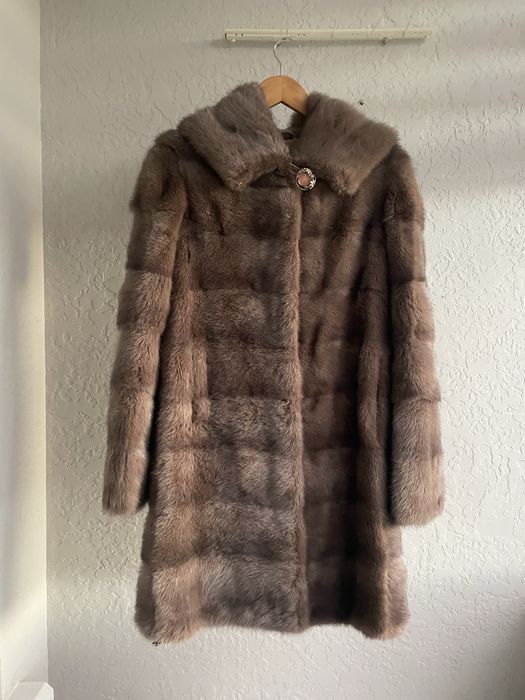 Шуба норковая бу