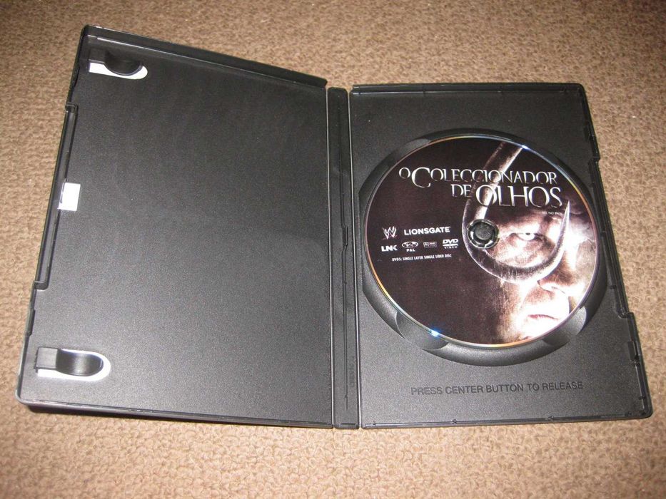 DVD "O Coleccionador de Olhos" com Kane