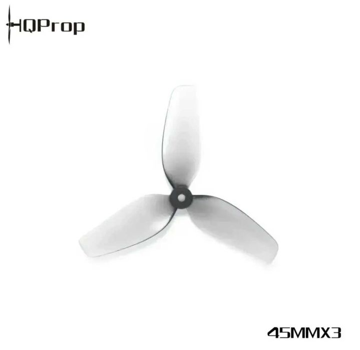 Пропелери HQ Micro Whoop Prop45MMX3 Grey2CW+2CCW Poly Carbonate-1.5MM