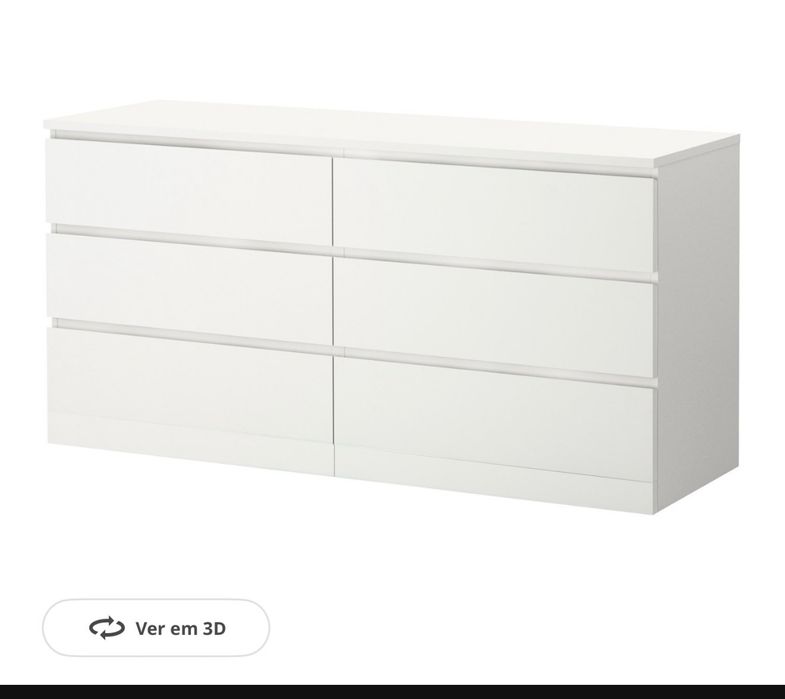 Comoda 6 gavetas MALM