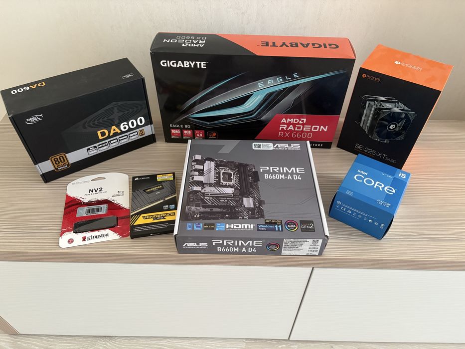 Ігровий ПК i5-12400F + AMD Radeon RX 6600