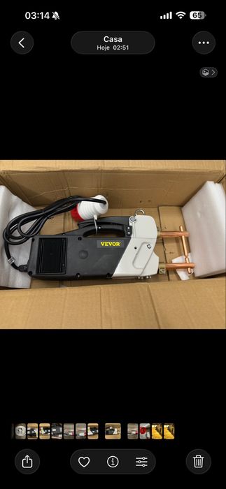Soldador elétrico a ponto VEVOR 400V