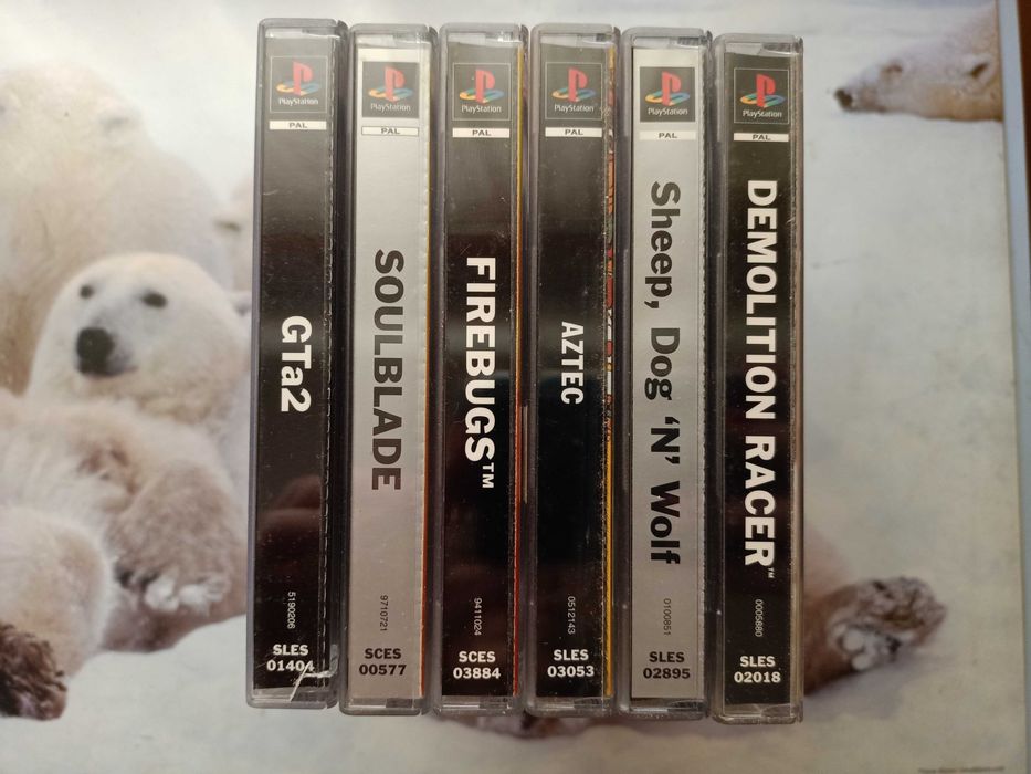 Vários Jogos Playstation 1 (PS1) - Aztec, Demolition Racer