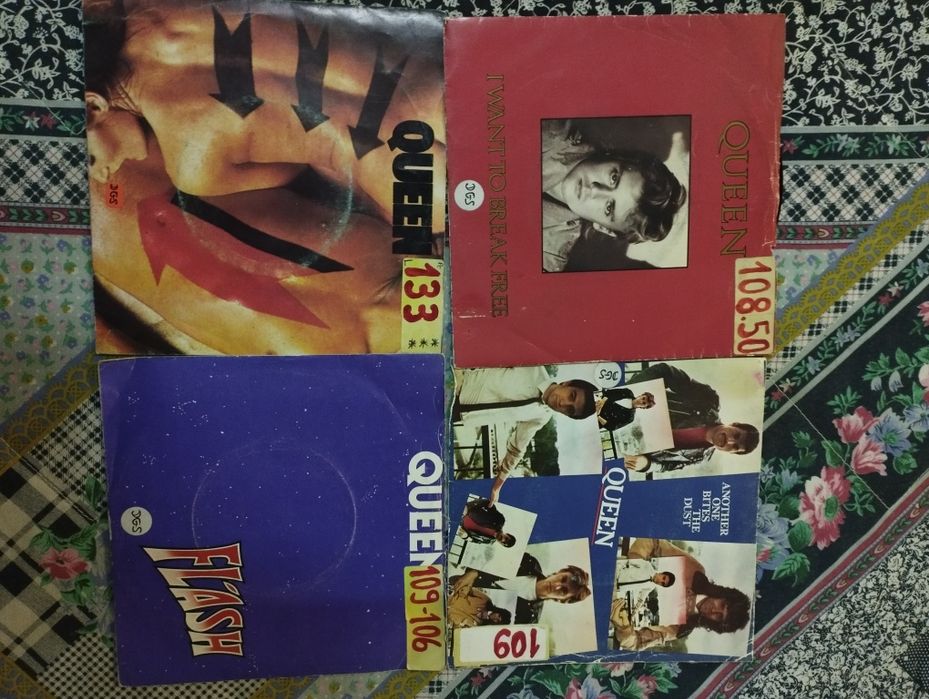 Lote de Singles em vinil dos anos 80