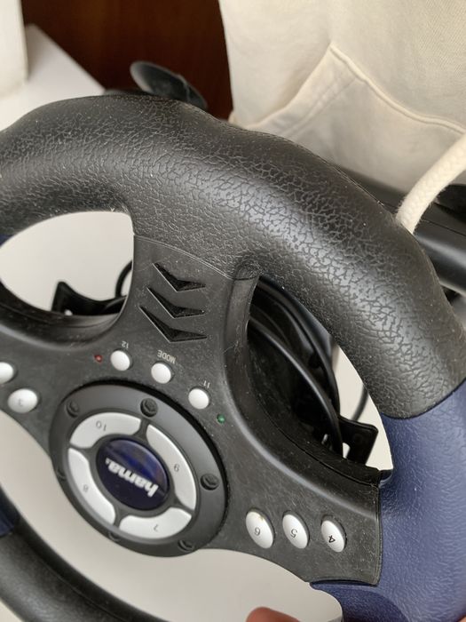 Руль ігровий з педалями Hama Racing wheel