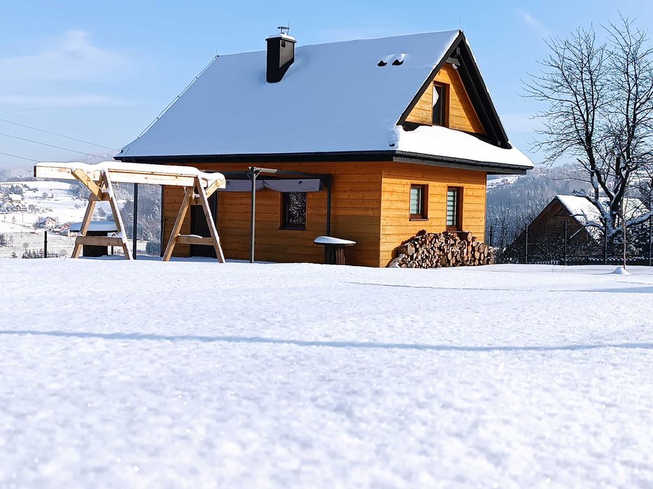 Domek w górach. Domek w Beskidach. Domek w Istebnej.