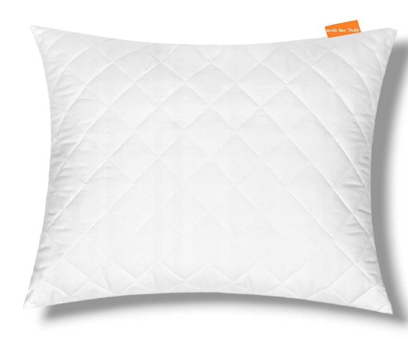 PODUSZKA 70x80 Antyalergiczna PIKOWANA Puszysta  + suwak - POZWROTOWA