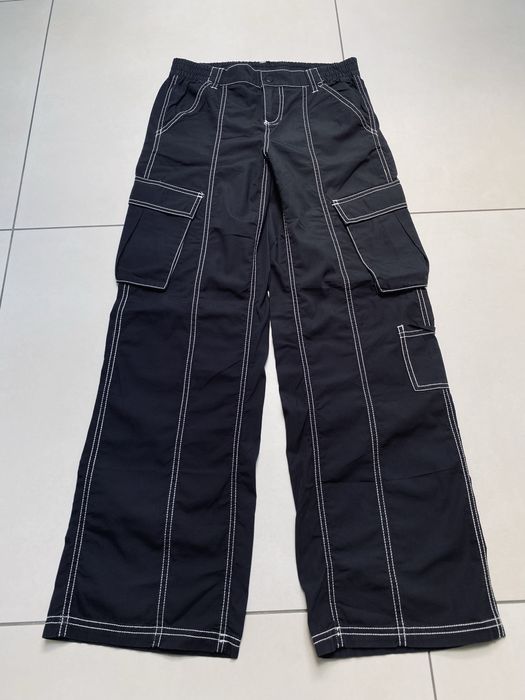 Spodnie H&M bojówki rozm. 36 czarne