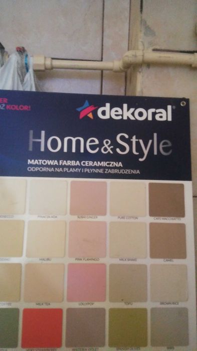 Farby decoral różne kolory zmywalne