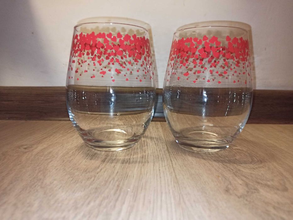 szklanki 4 szt. 0,5 l świąteczne