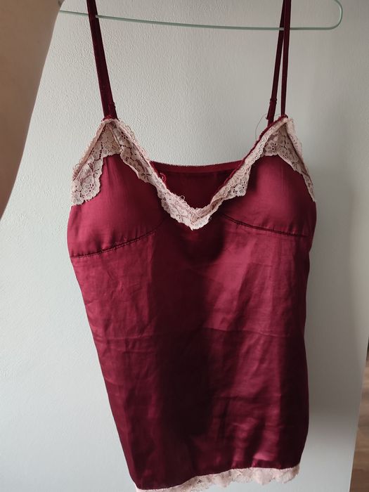 Koszula nocna satynowa + szlafrok