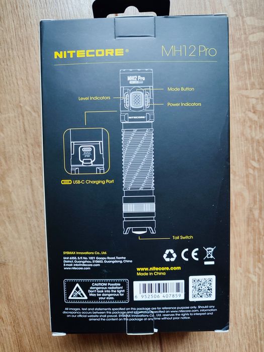 Тактичний далекобійний ліхтар Nitecore MH12 Pro