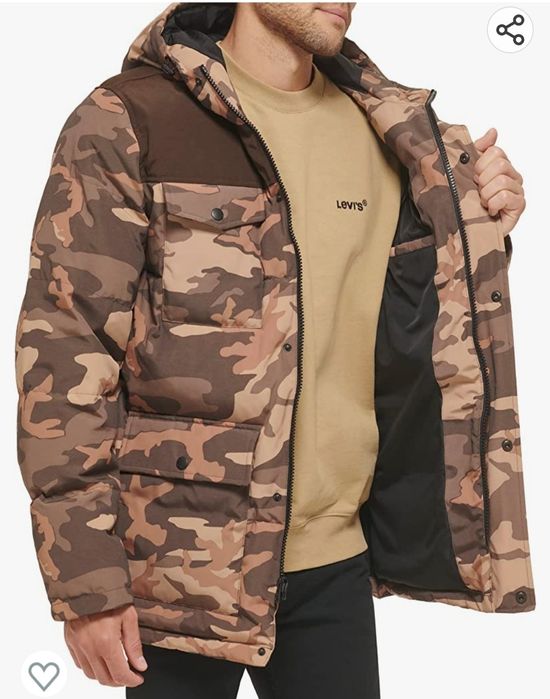 Куртка парка пуховик Levis Розмір XL Оригінал Левайс Левіс