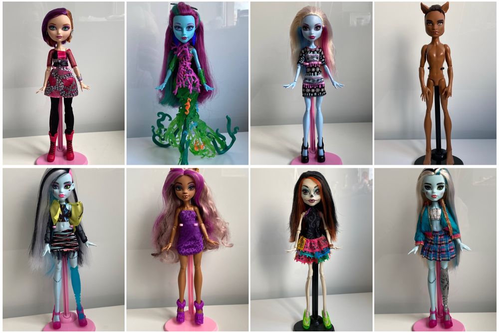 Ляльки Монстер Хай Твайла Френки Дракулаура Венера Клодин Братц Тора
