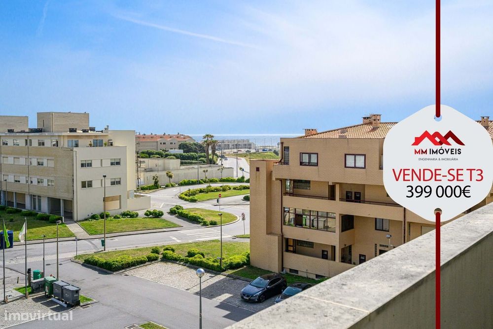 T3 Lavra | Vista Mar | Varanda | Lug. Garagem