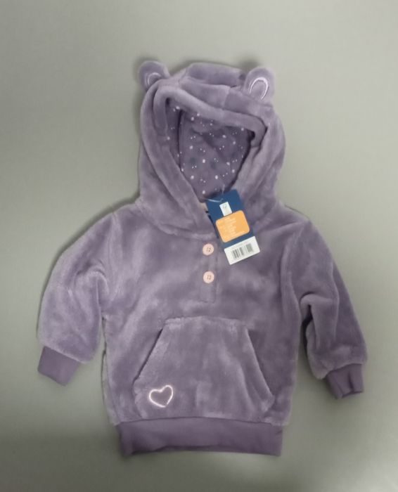 Bluza dziewczęca polarowa Lupilu rozmiar: 62/68.