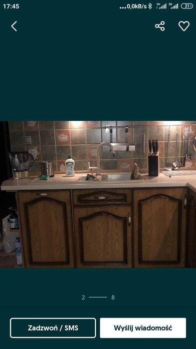 Meble kuchenne jak nowe, solidne