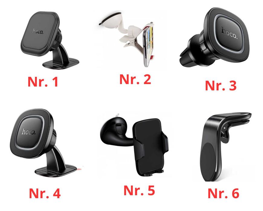 Uchwyt na telefon Magnetyczny Klips Uchwyt do Samochodu na Kratke