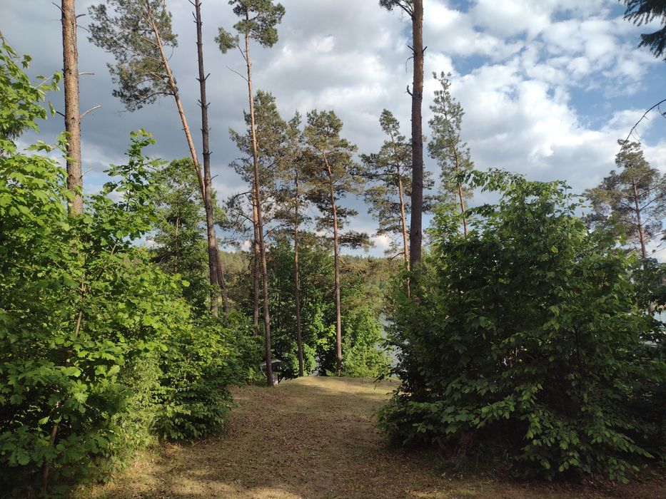 Działka nad jeziorem