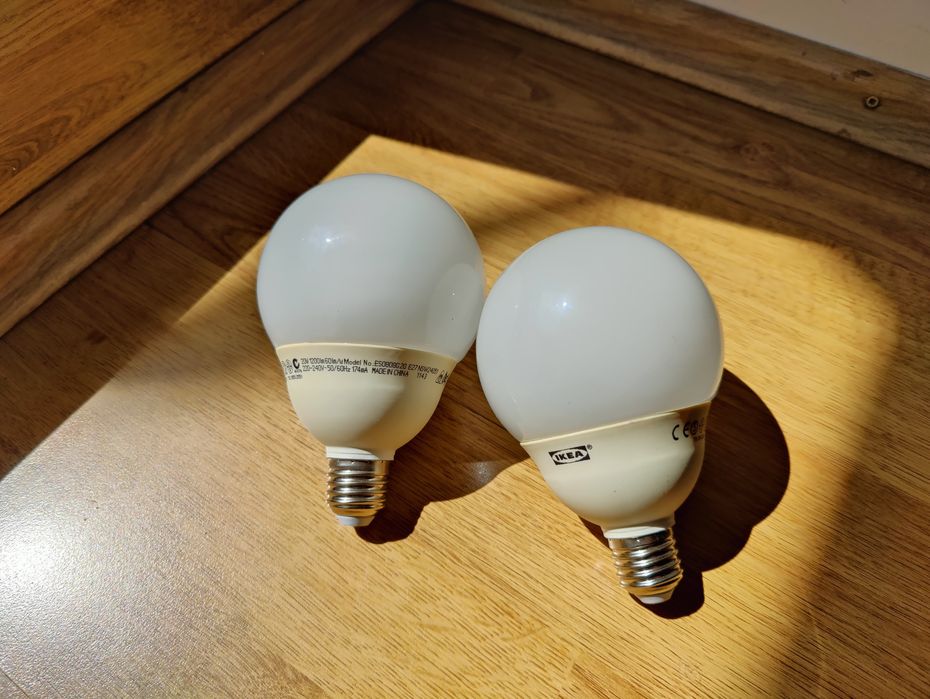 3x Żarówka IKEA E27 20W 1200lm