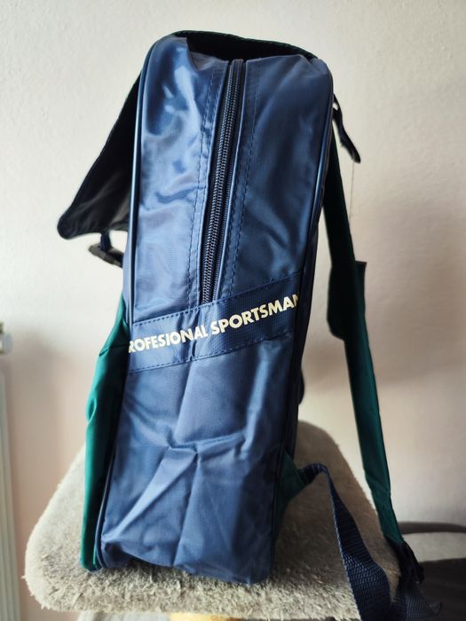Mochila Escolar Azul e Verde da Professional Sportsman