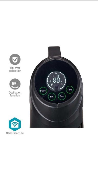 Aquecedor de Esplanada/ Jardim/ Pátio NEDIS HTPA21BKW