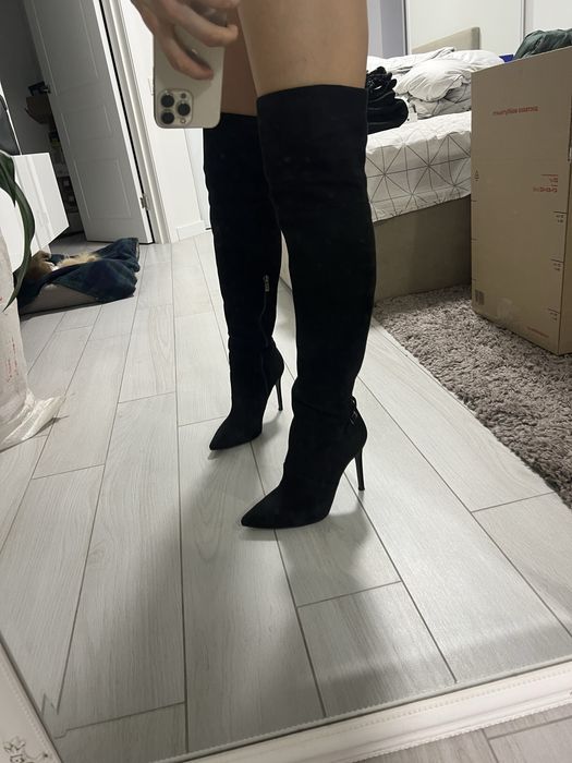 Сапожки замшевые Giadini